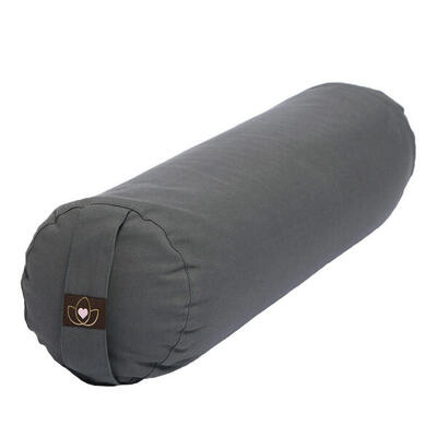 Lotus bolster eco antraciet rond