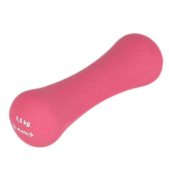 Gusseiserne Kurzhantel mit Neoprenbeschichtung - 0,5 kg