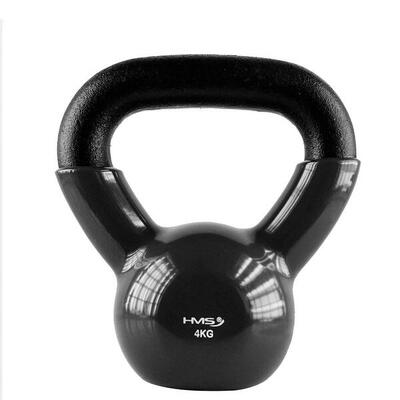 Knv hms met vinyl beklede gietijzeren kettlebell