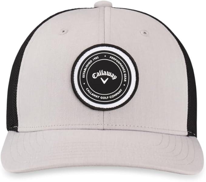 Callaway Playing Through Trucker Hat 25 Cappello da golf da uomo, beige/nero 2/5