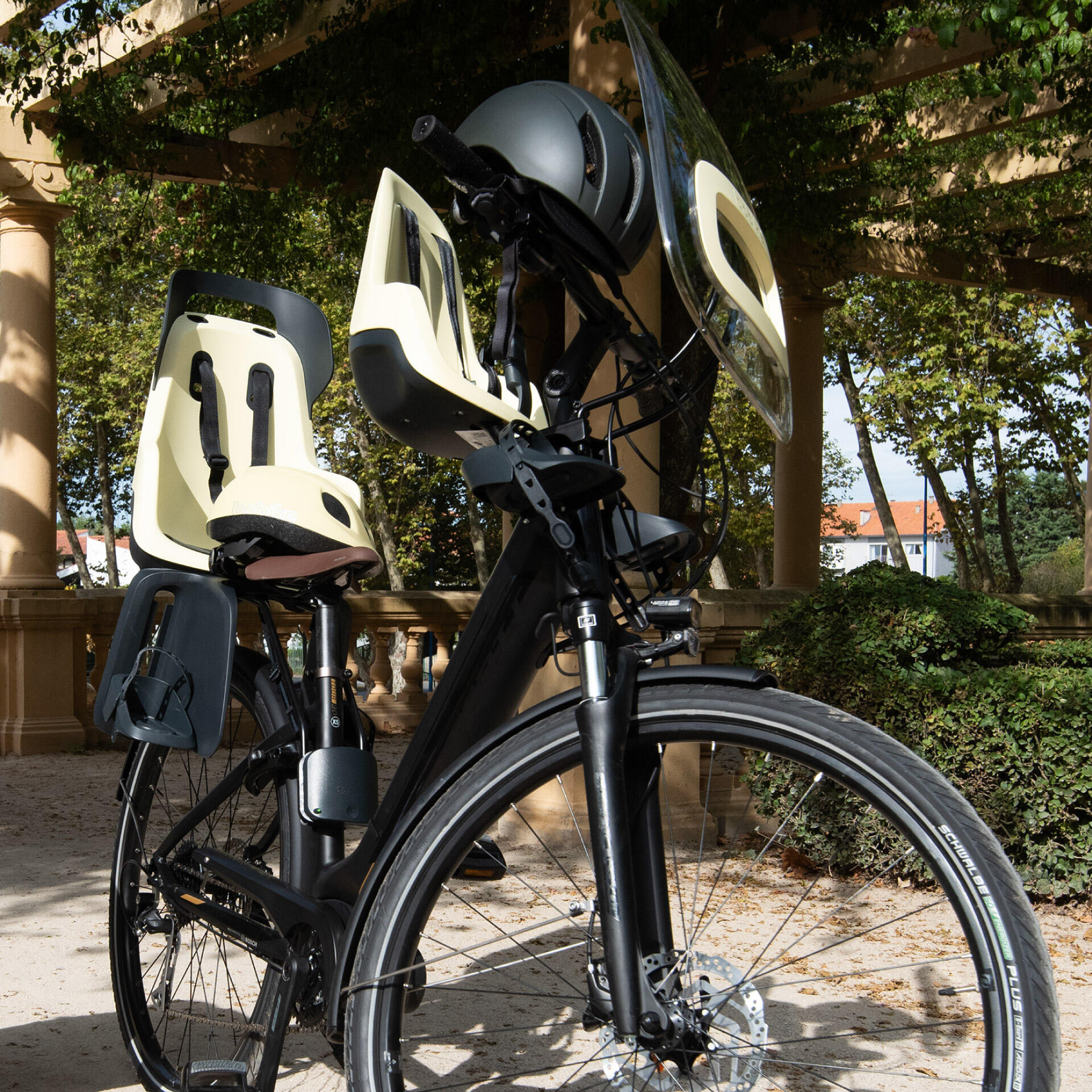 Siège vélo inclinable à l'arrière pour Cadre GO Jaune pastel 6/8