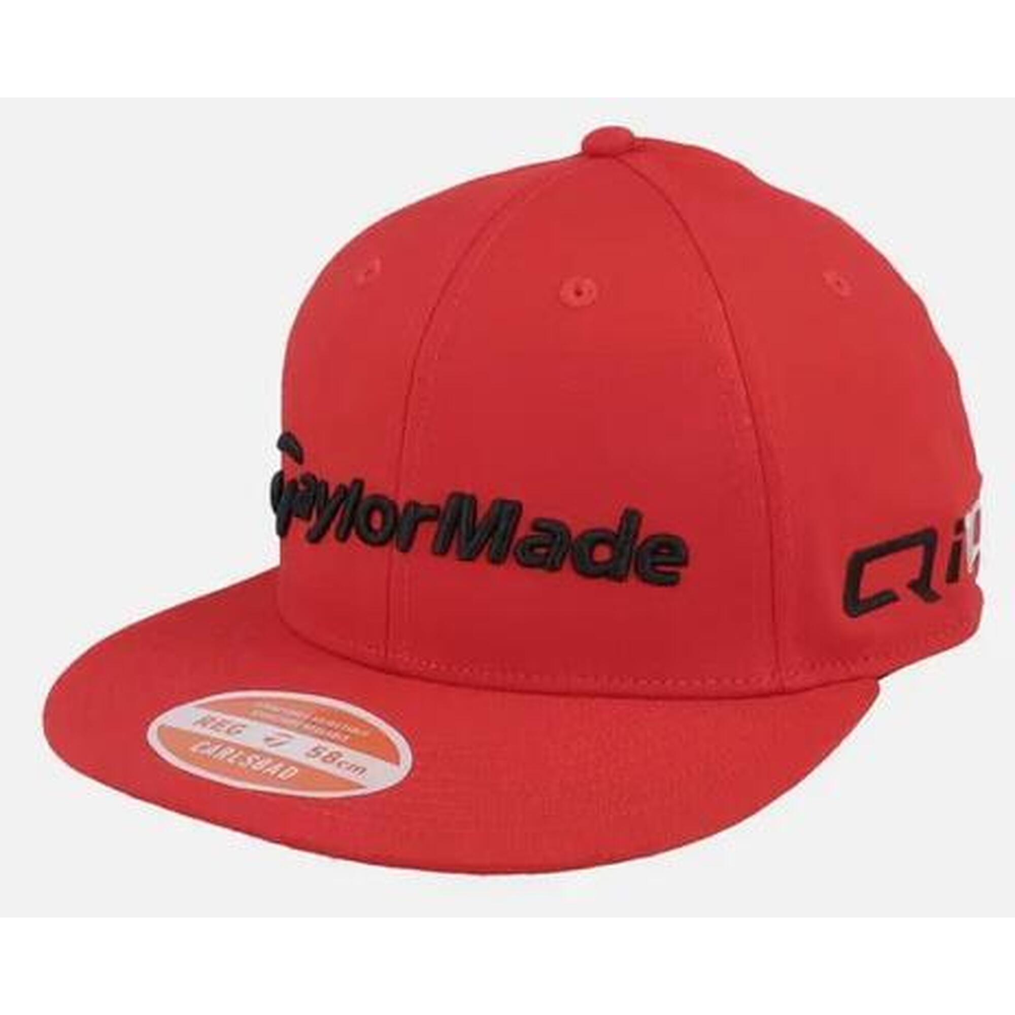 Taylormade Tour Flatbill Hat 2024 Casquette de golf, rouge