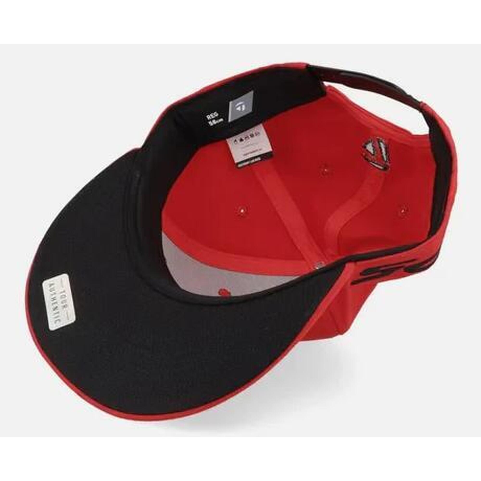 Taylormade Tour Flatbill Hat 2024 Gorra de Golf, Rojo