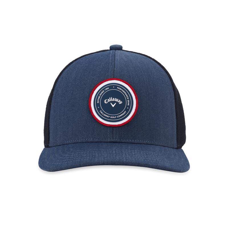 Callaway Playing Through Trucker Hat 25 Men's Golf Hat Navy Blue