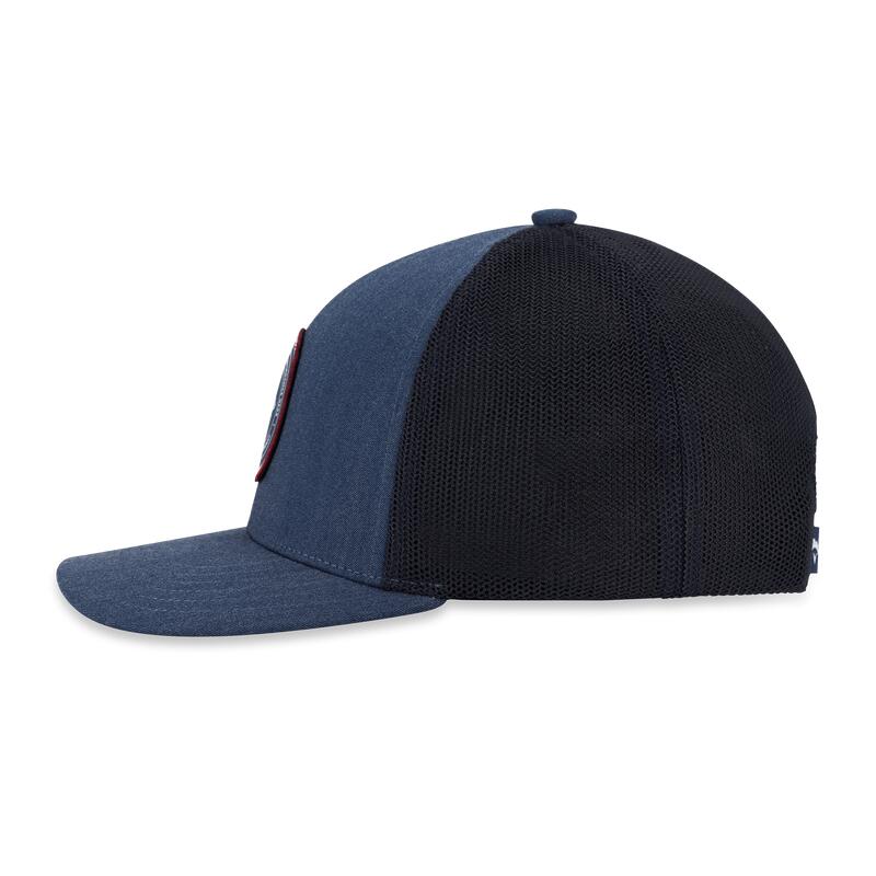 Callaway Playing Through Trucker Hat 25 Men's Golf Hat Navy Blue