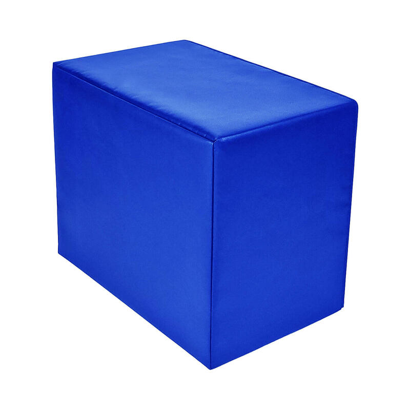 Skrzynia plyometryczna Soft Box UNDERFIT 50 x 40 x 30 cm niebieska