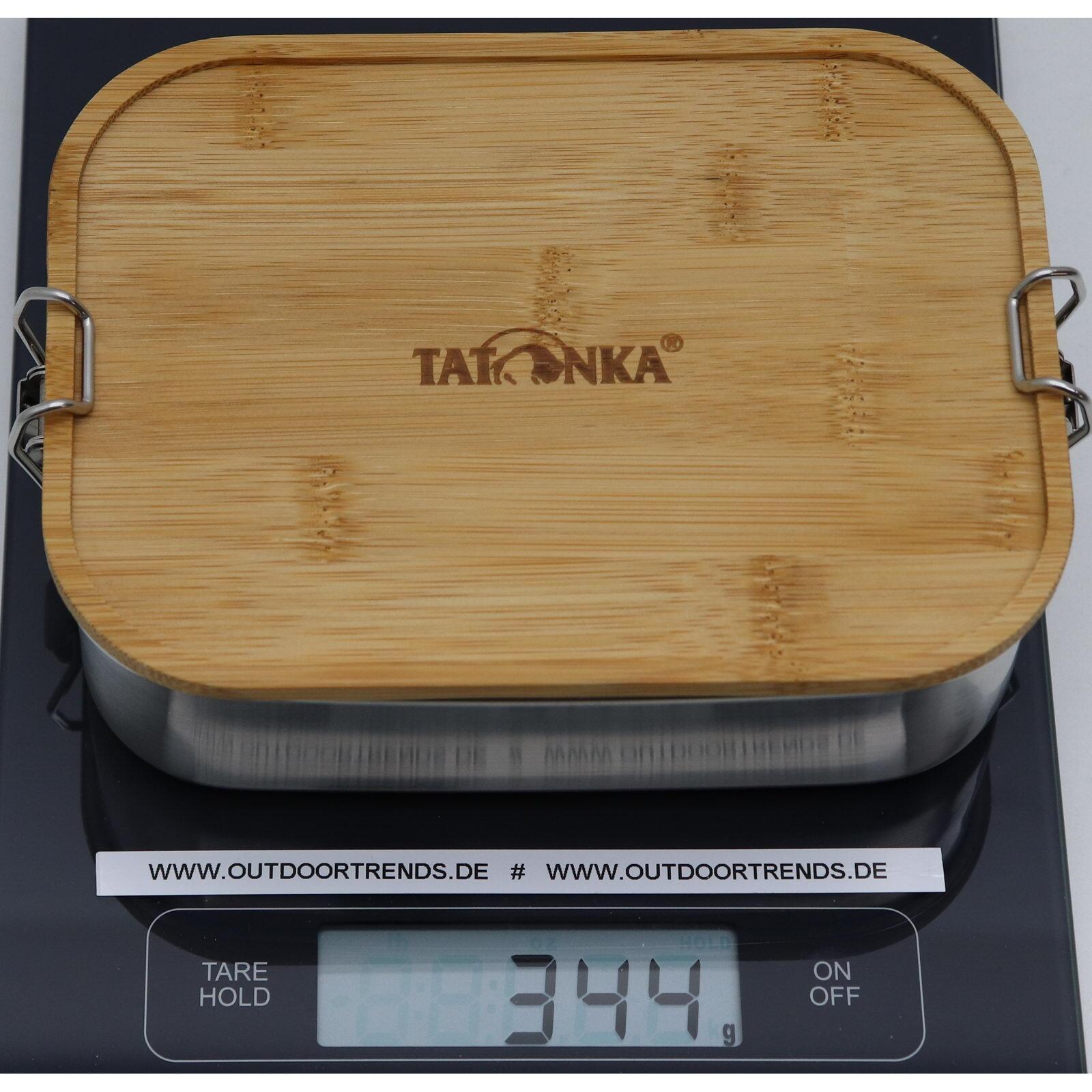 Edelstahl-Proviantdose Lunch Box I Bamboo 1000 ml stainless 2/5