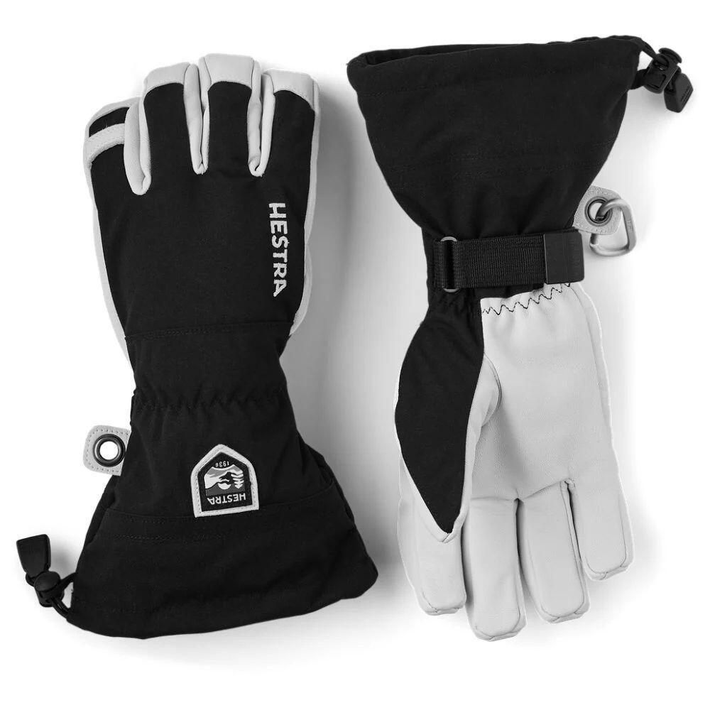 HESTRA Hestra Army Leather Heli Ski Gloves - Black (Adult)