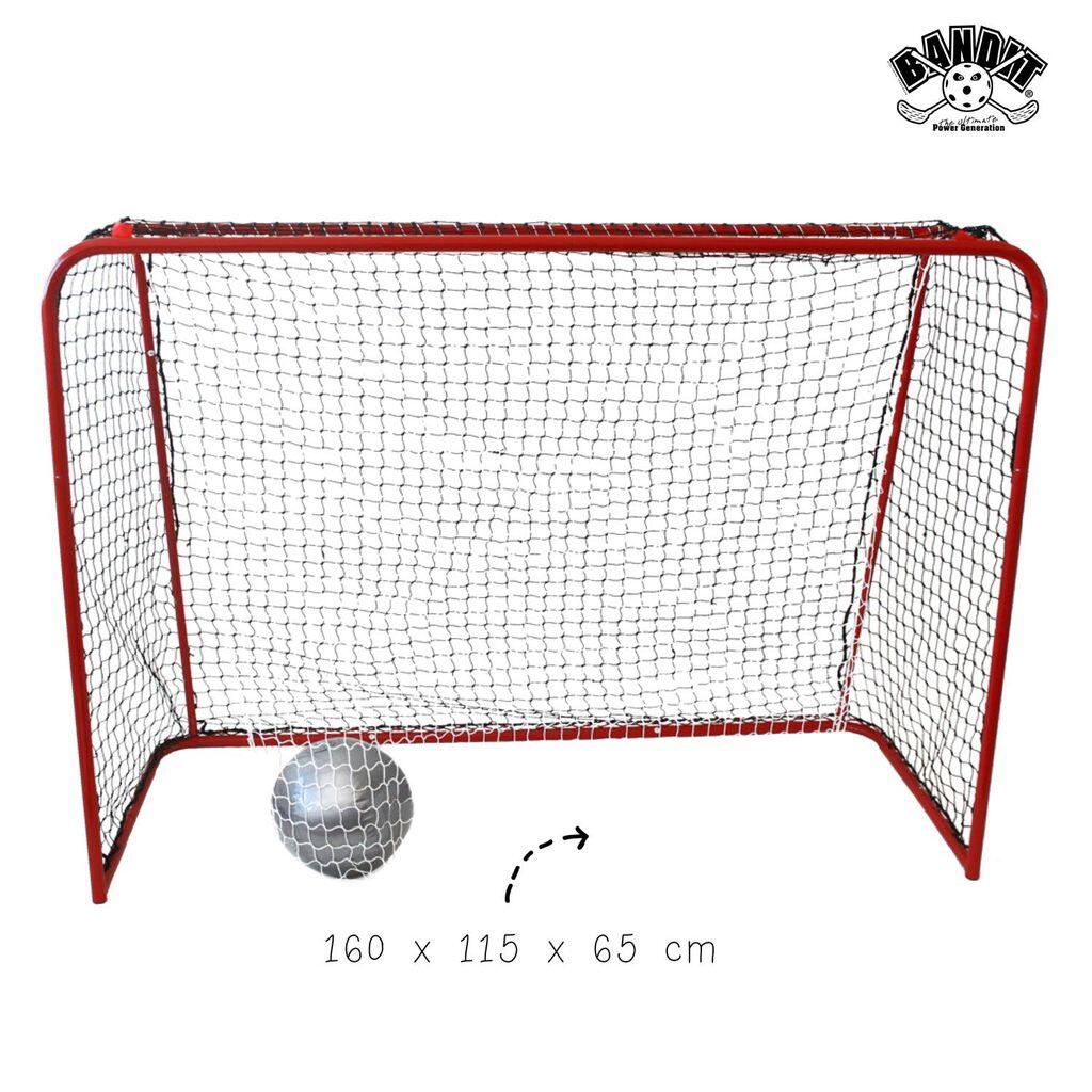 AKTIVSPORT Porta Eurostick Bandit Maxi acciaio verniciato a polvere 25 mm, reti nero/bianco