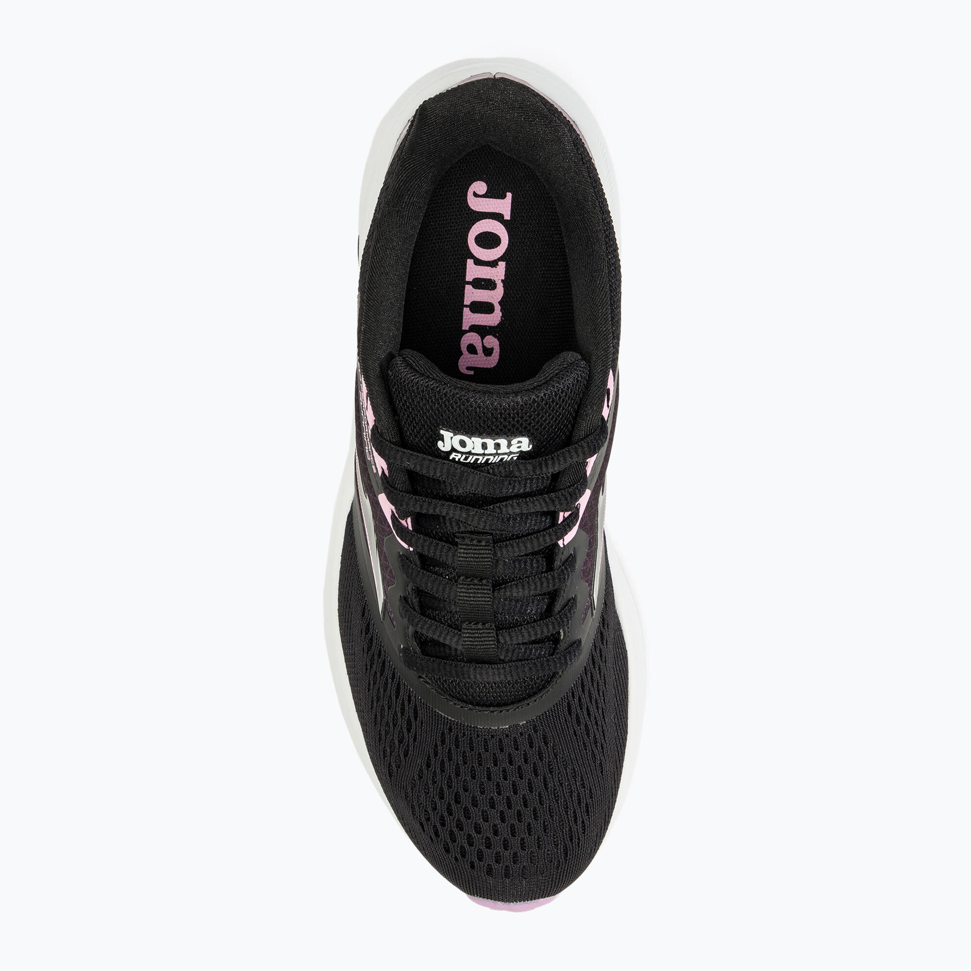Scarpa da corsa donna Joma mesh jacquard nero/rosa - drop 10 mm 5/5