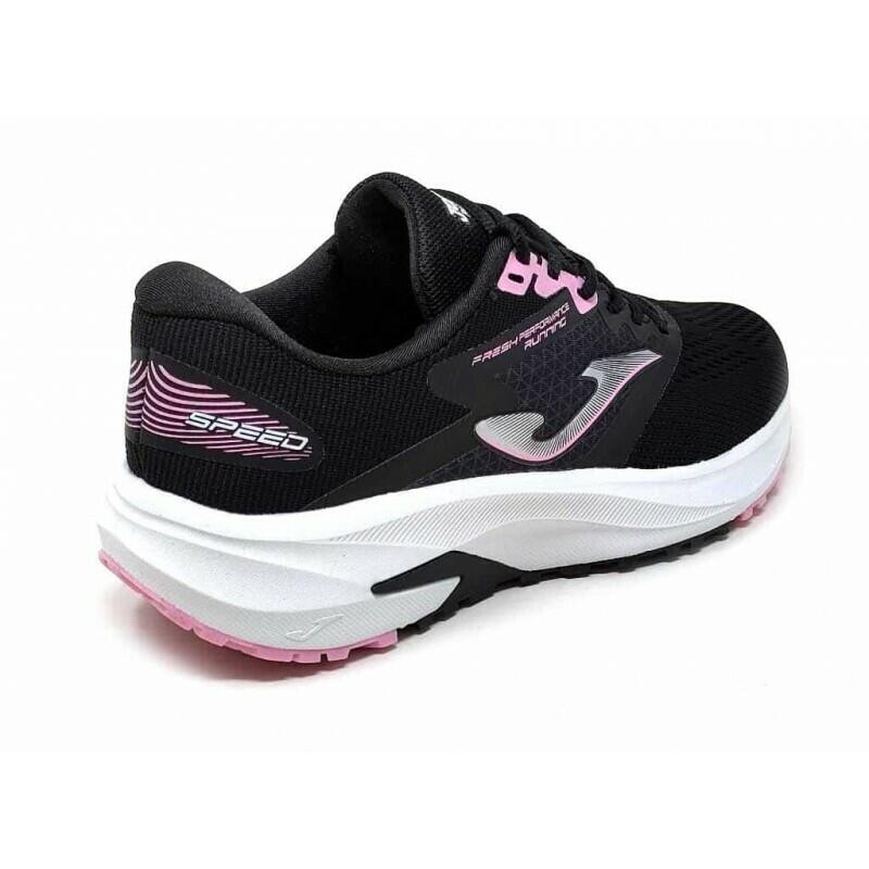 Scarpa da corsa donna Joma mesh jacquard nero/rosa - drop 10 mm 2/5