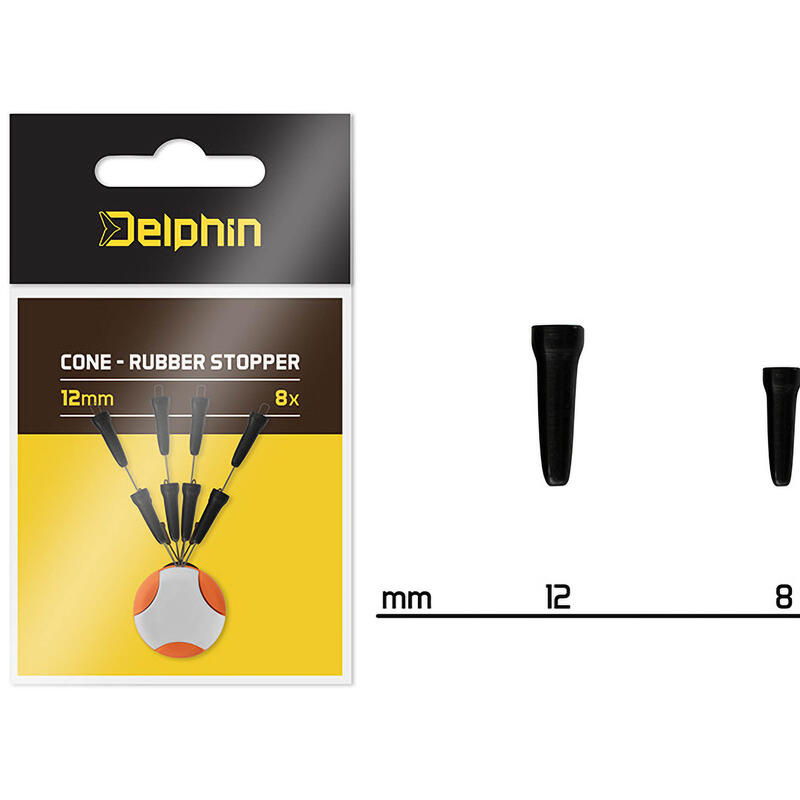 Stopery Gumowe Stożkowe Delphin Cone 12 Mm
