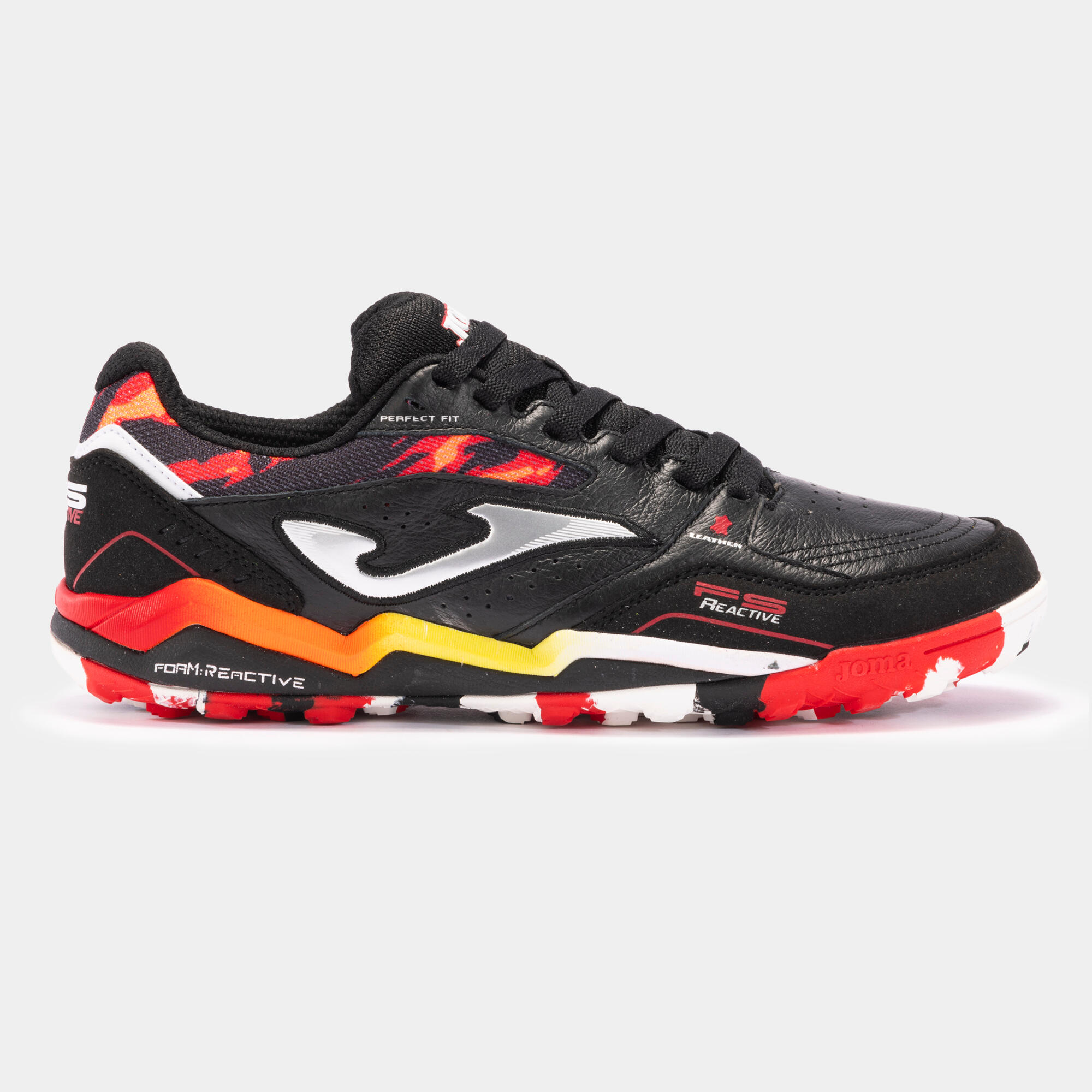 Chuteiras Futebol Adulto Joma Fs Reactive 24 TF Preto