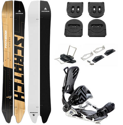 Snowboard splitboard Set Scratch Split Bindungen Voile
