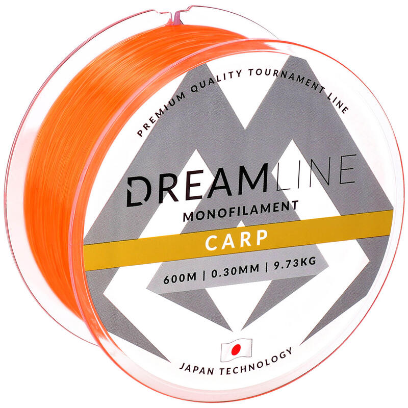 Żyłka Mikado Dreamline Carp 0.33Mm/10.51Kg/600M - Fluo Pomarańczowa