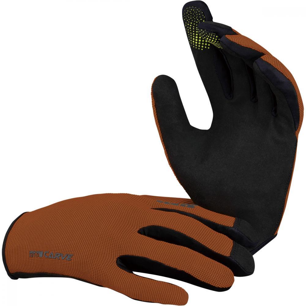 Gants de cyclisme pour enfants Carve - Orange/Noir 2/3