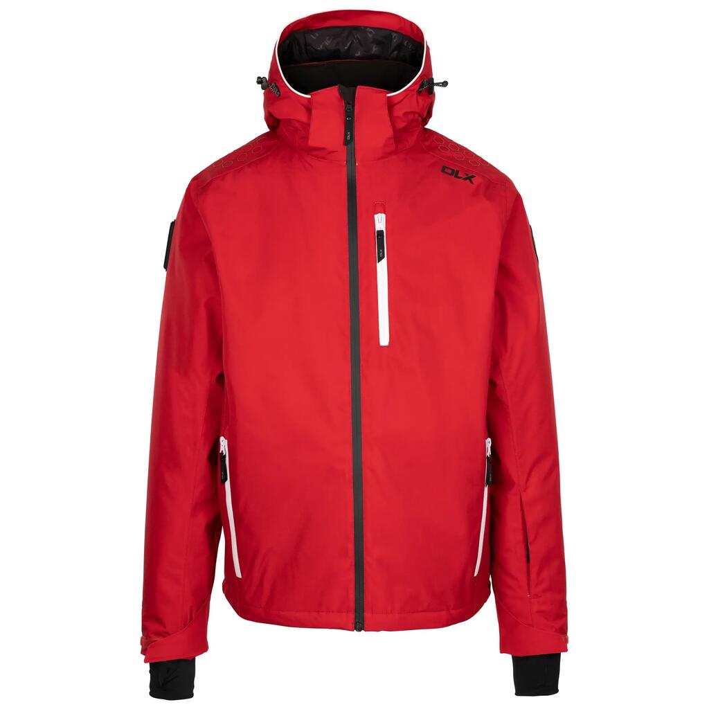 Mens Ski Jacket Zip Off Hooded Waterproof Wind Resistant Warm Coat Graham