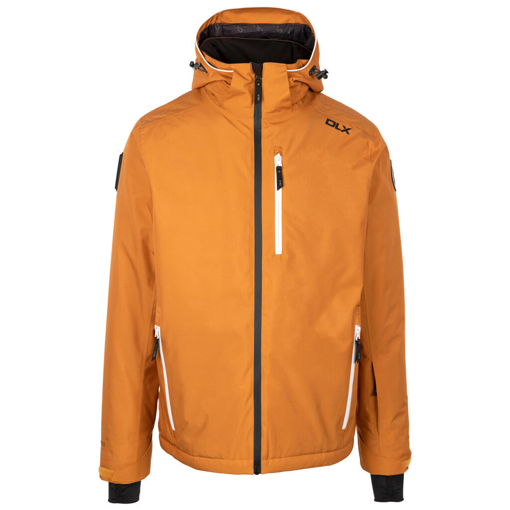 Mens Ski Jacket Zip Off Hooded Waterproof Wind Resistant Warm Coat Graham
