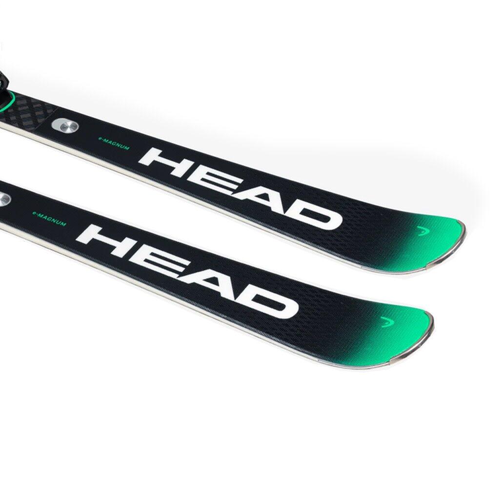 Esqui E Snowboard Unissex - HEAD Supershape E-Magnum + PWR 11 - Black/Green 2/3