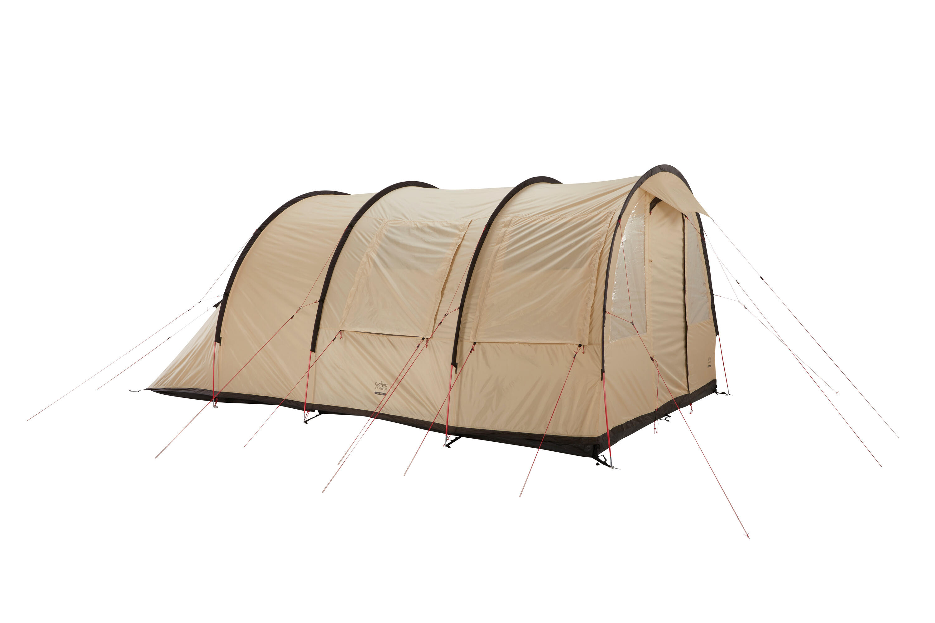 Tente tunnel Helena 5 personnes de groupe familiale Camping Vorraum 6/7