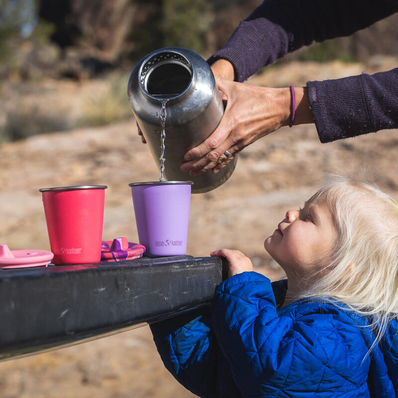 Tasse pour enfants Kid Steel Cup Paille à boire Acier inoxydable 296 ml