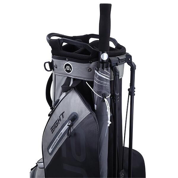 Aqua Eight G - Sacca da golf impermeabile - Sacca da supporto - Nero Grigio 6/7
