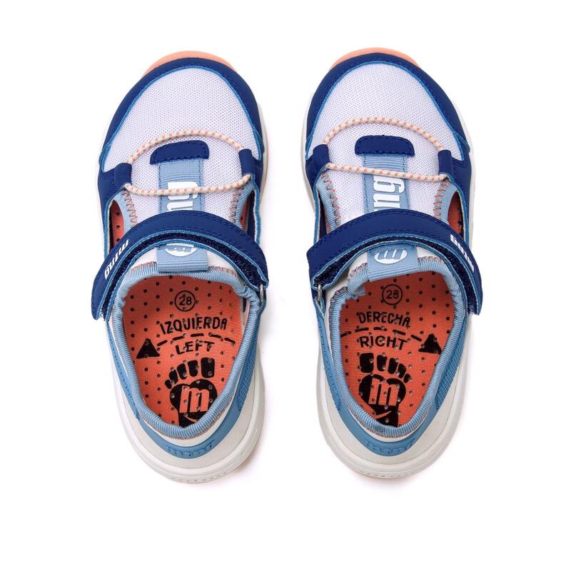 Zapatillas Caminar Niños MTNG KIDS Free Azul