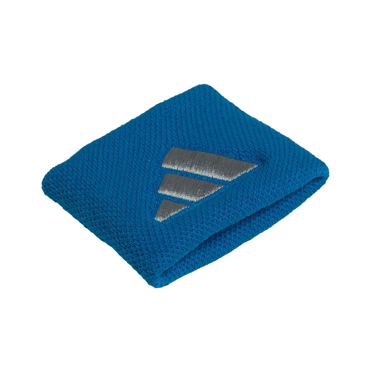 PAIR ADIDAS S WRISTBANDS BLUE 4/4