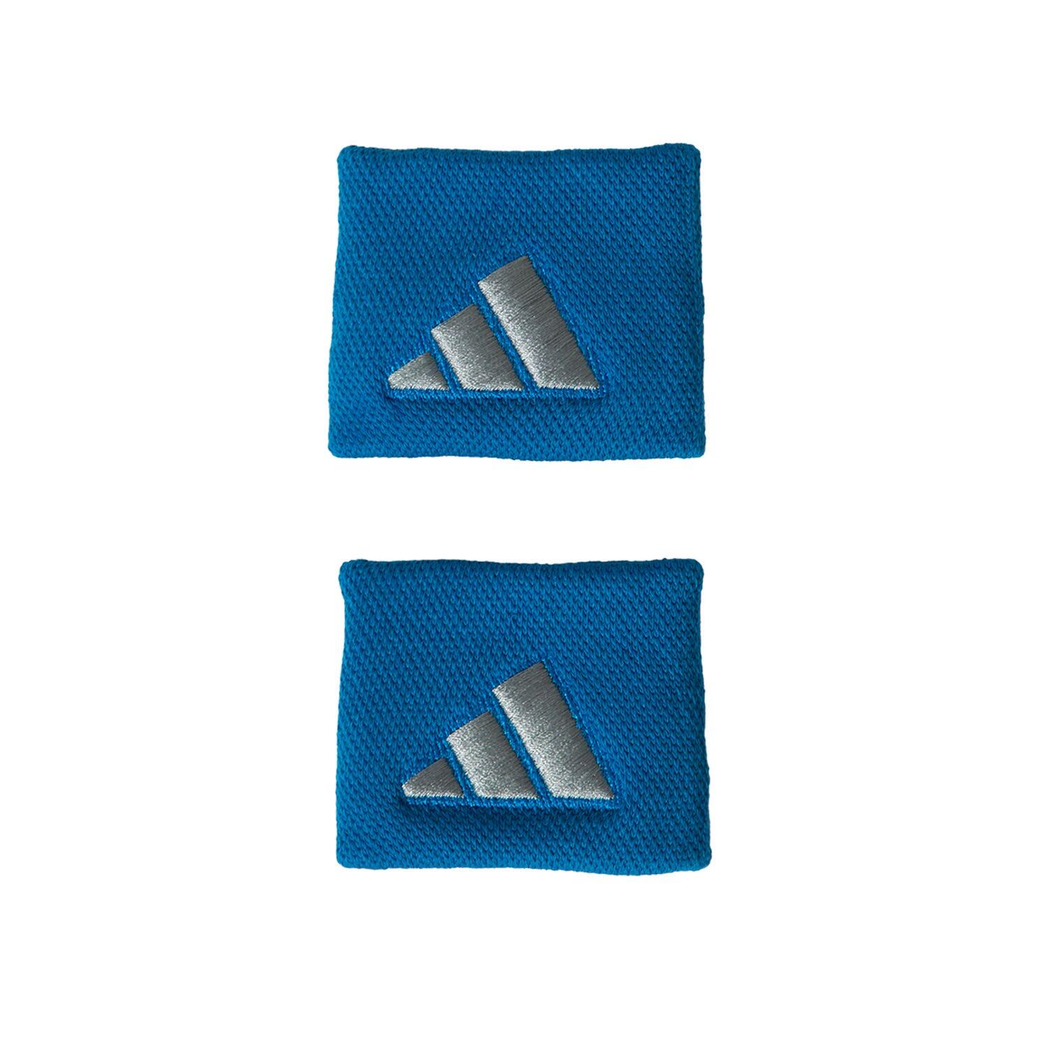 PAIR ADIDAS S WRISTBANDS BLUE 2/4