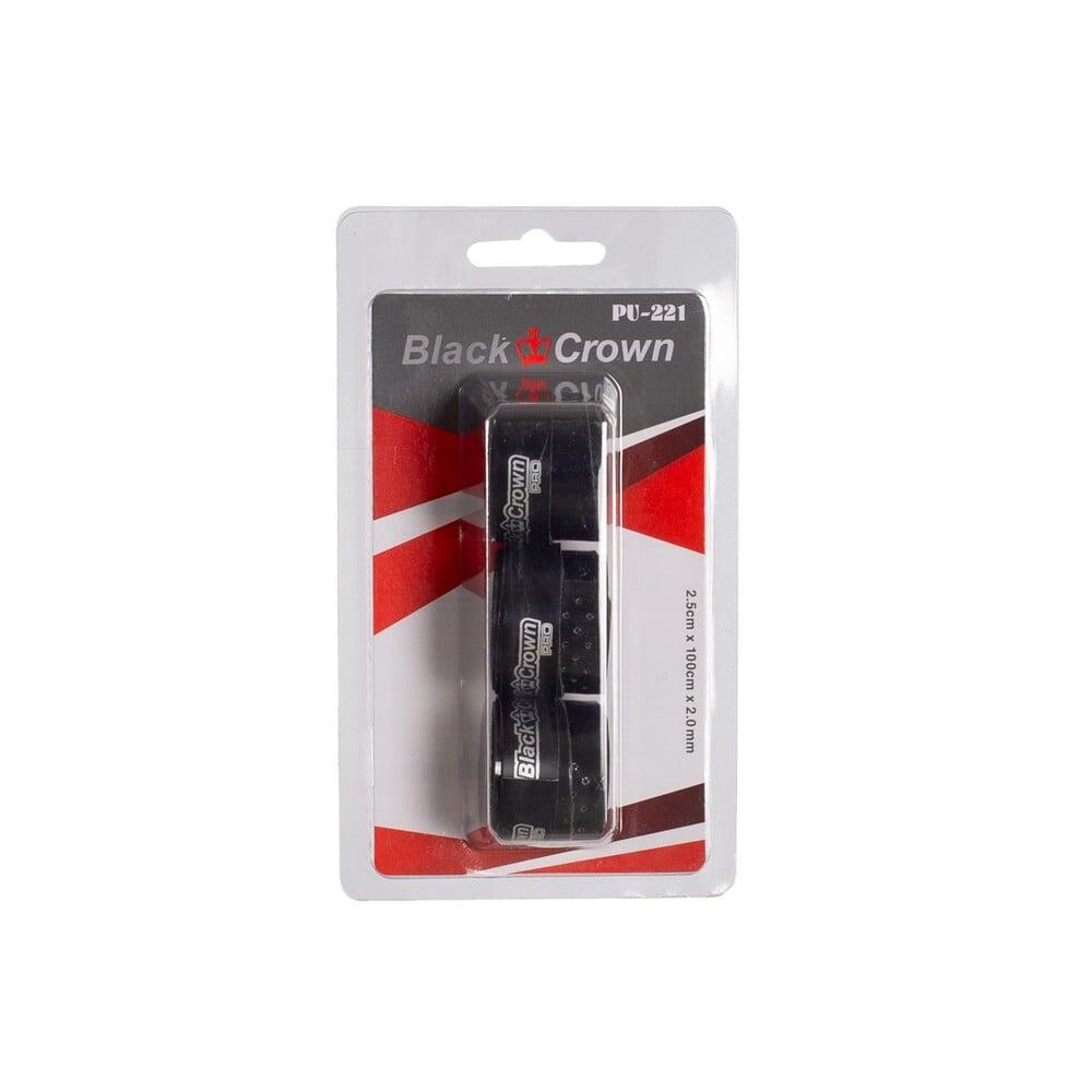 BLACK CROWN Confezione Blister Da 3 Black Crown Overgrips Black