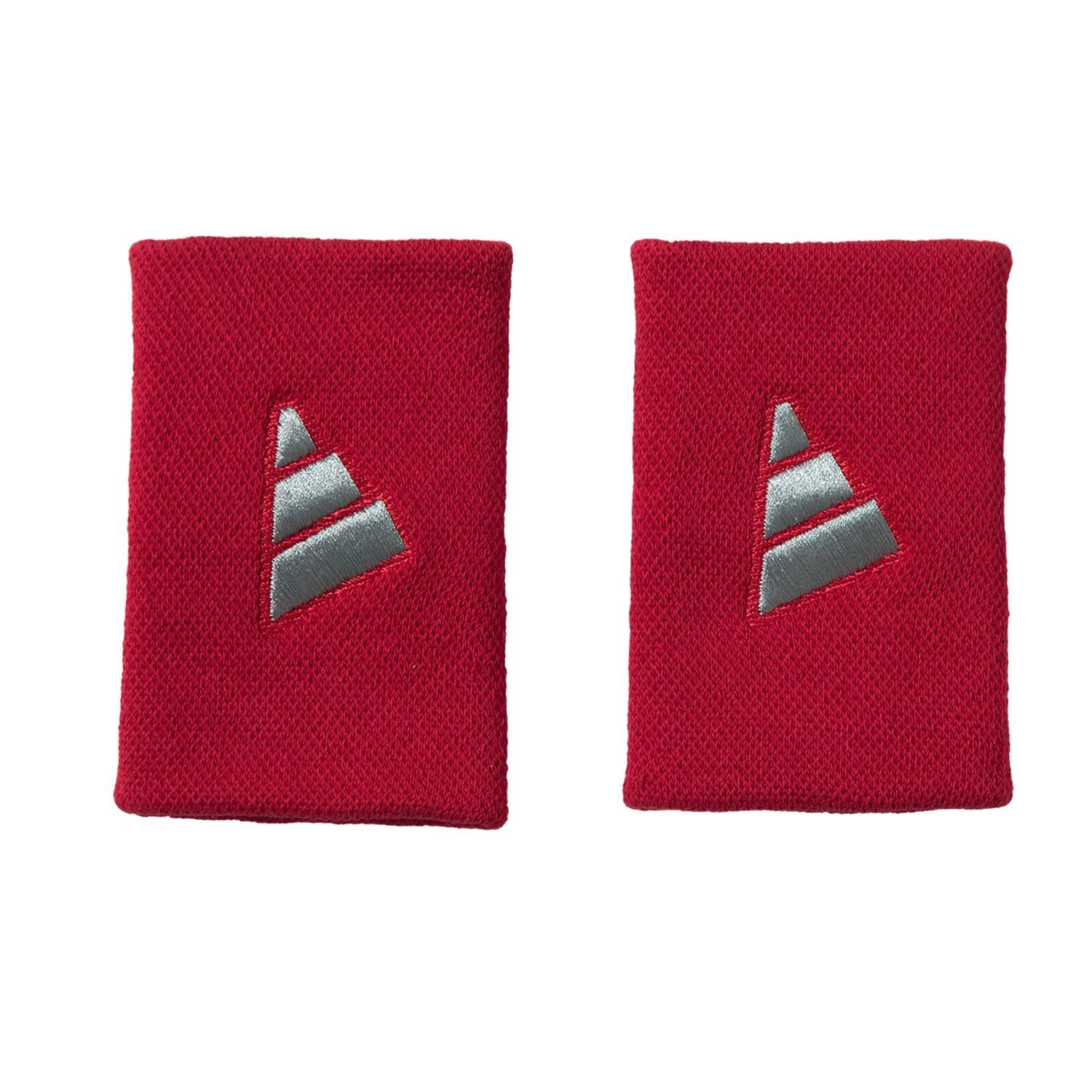 Adidas Long Wristband Red Pair 2/4