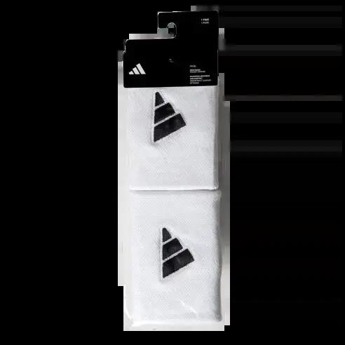 Pair Adidas Long Wristband White