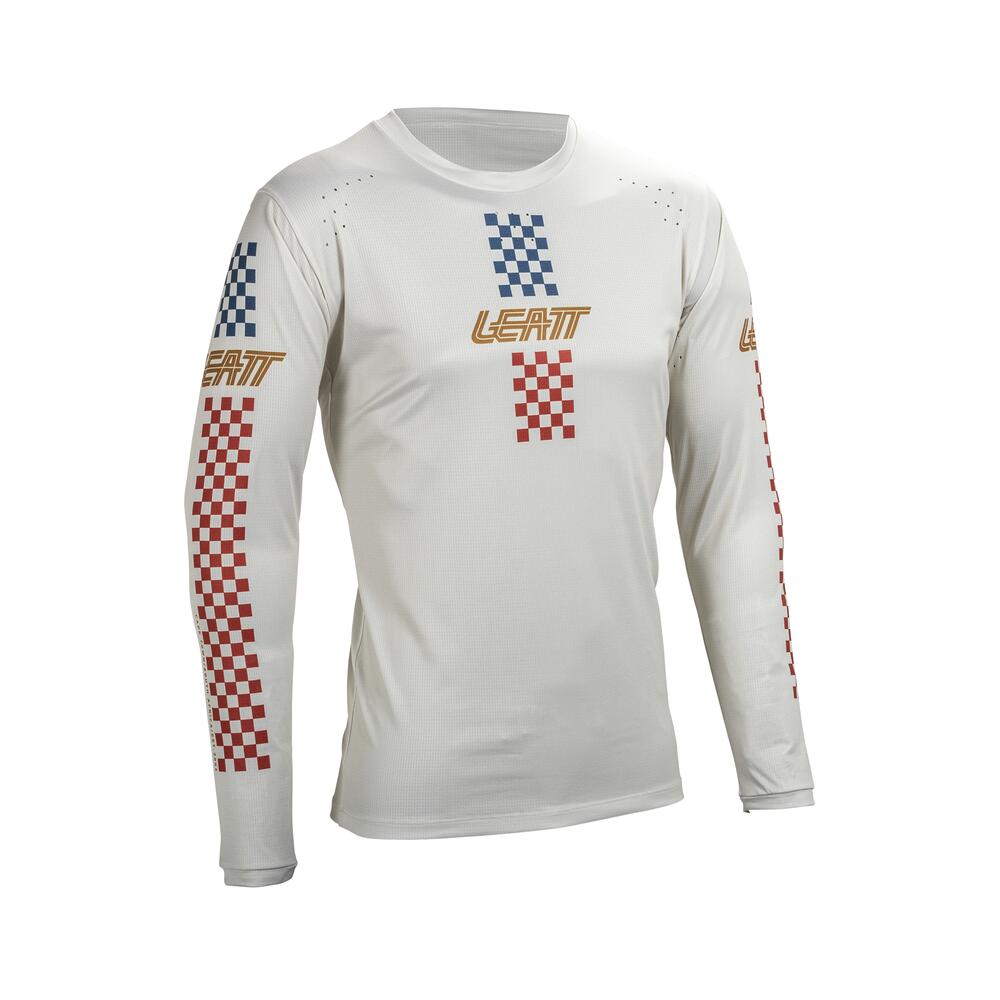 Camiseta MTB Enduro 4.0 elástica de manga larga, blanca, para hombre 6/8