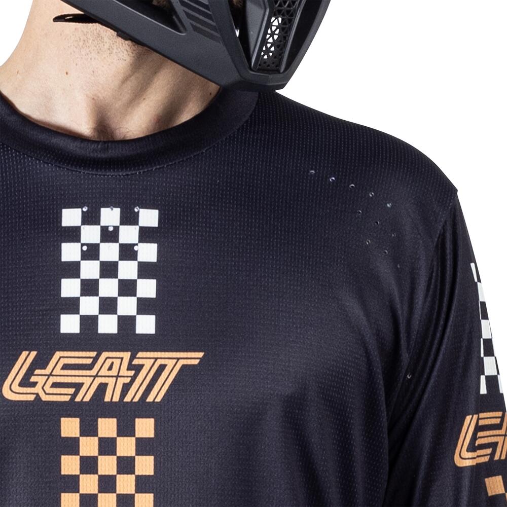 Chemise élastique à manches longues MTB Enduro 4.0 Noir Homme 6/7