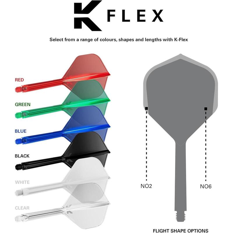Fluturas si tija Target K-Flex alb, fluturas No6