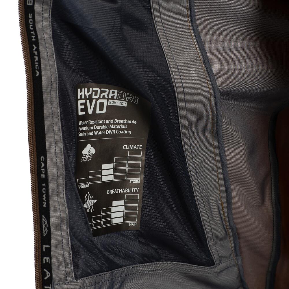 Veste VTT HydraDri 5.0 Leatt brun imperméable 30K/30K 6/7