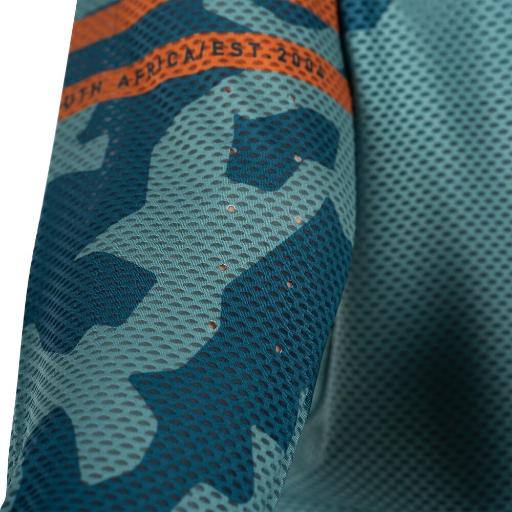 Camiseta MTB Gravity 4.0  elástica y cómoda Azul Mujer 6/8