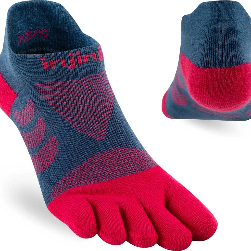 Women's Mid-Weight Ultra-Run No-Show Toe Socks