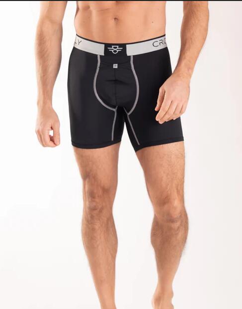 Crossfly Men's 7" Performance Pro Boxer Briefs Underwear 6/7