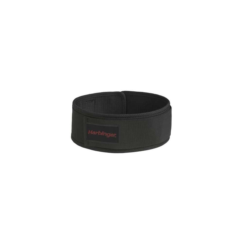Cinto de musculação em nylon preto Harbinger 10,16cm tamanho XL