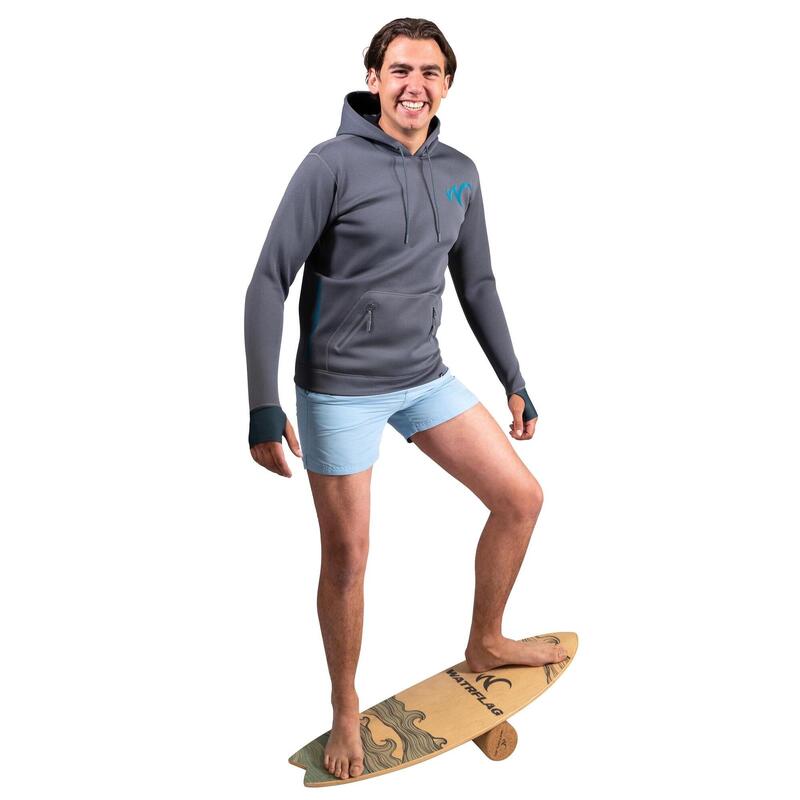 Macumba Neopreen Hoodie - Heren - Grijs - Voor Allround Watersport