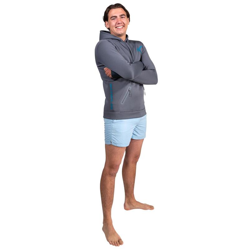 Macumba Neopreen Hoodie - Heren - Grijs - Voor Allround Watersport