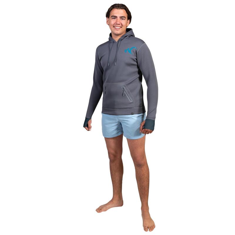 Macumba Neopreen Hoodie - Heren - Grijs - Voor Allround Watersport