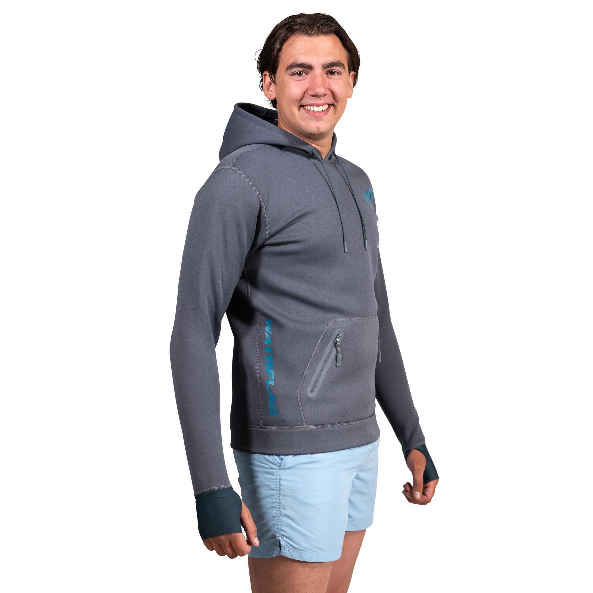 Watrflag - Macumba Neoprene Hoodie - Homme - Gris - Sports Nautiques - Veste De Plongée - Gris - 52 2xl - Decathlon