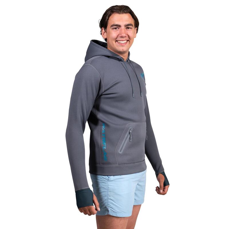 Macumba Neopreen Hoodie - Heren - Grijs - Voor Allround Watersport