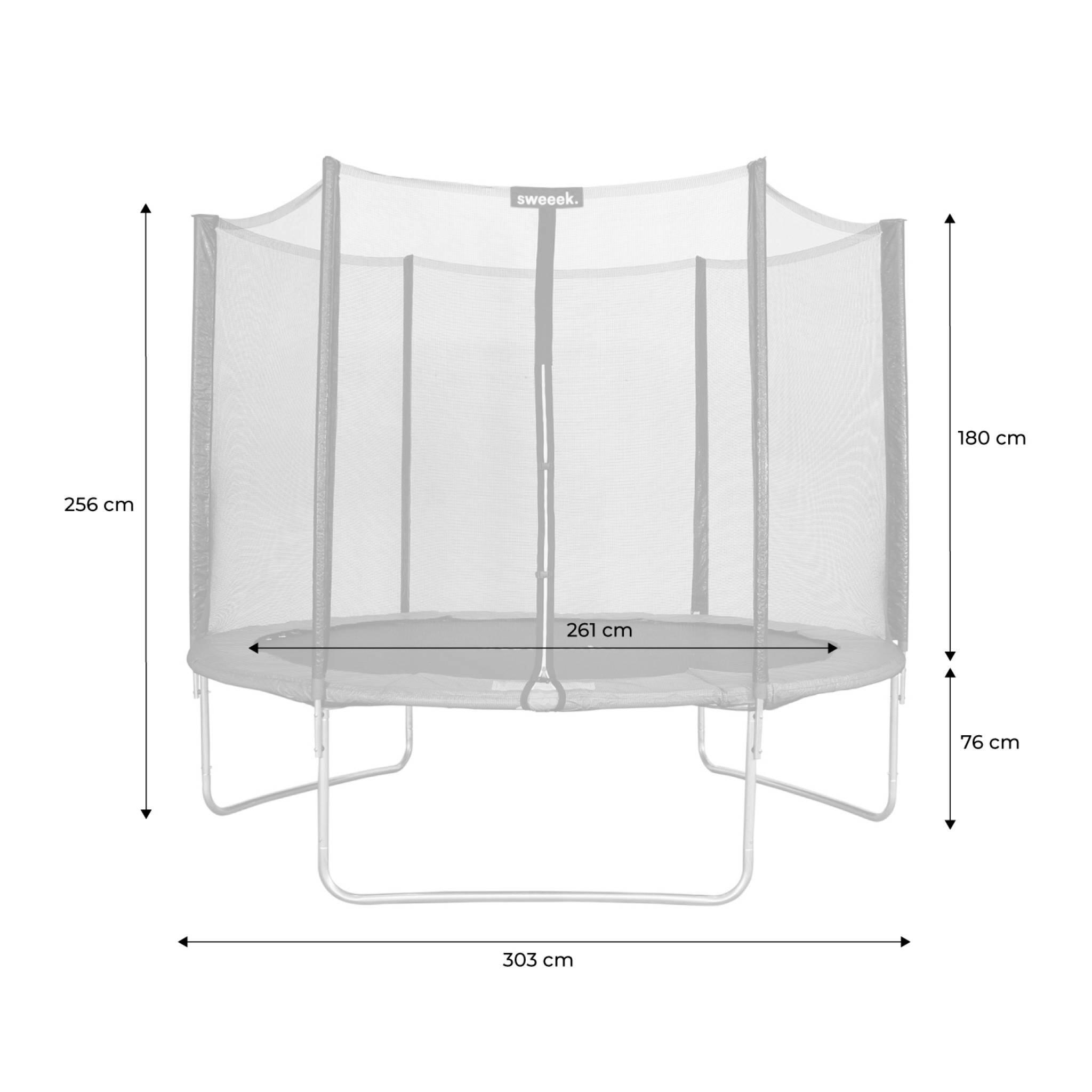 Trampolim  de 305 cm,cama elastica até 100 kg, kit completo | Mars XXL 4/5