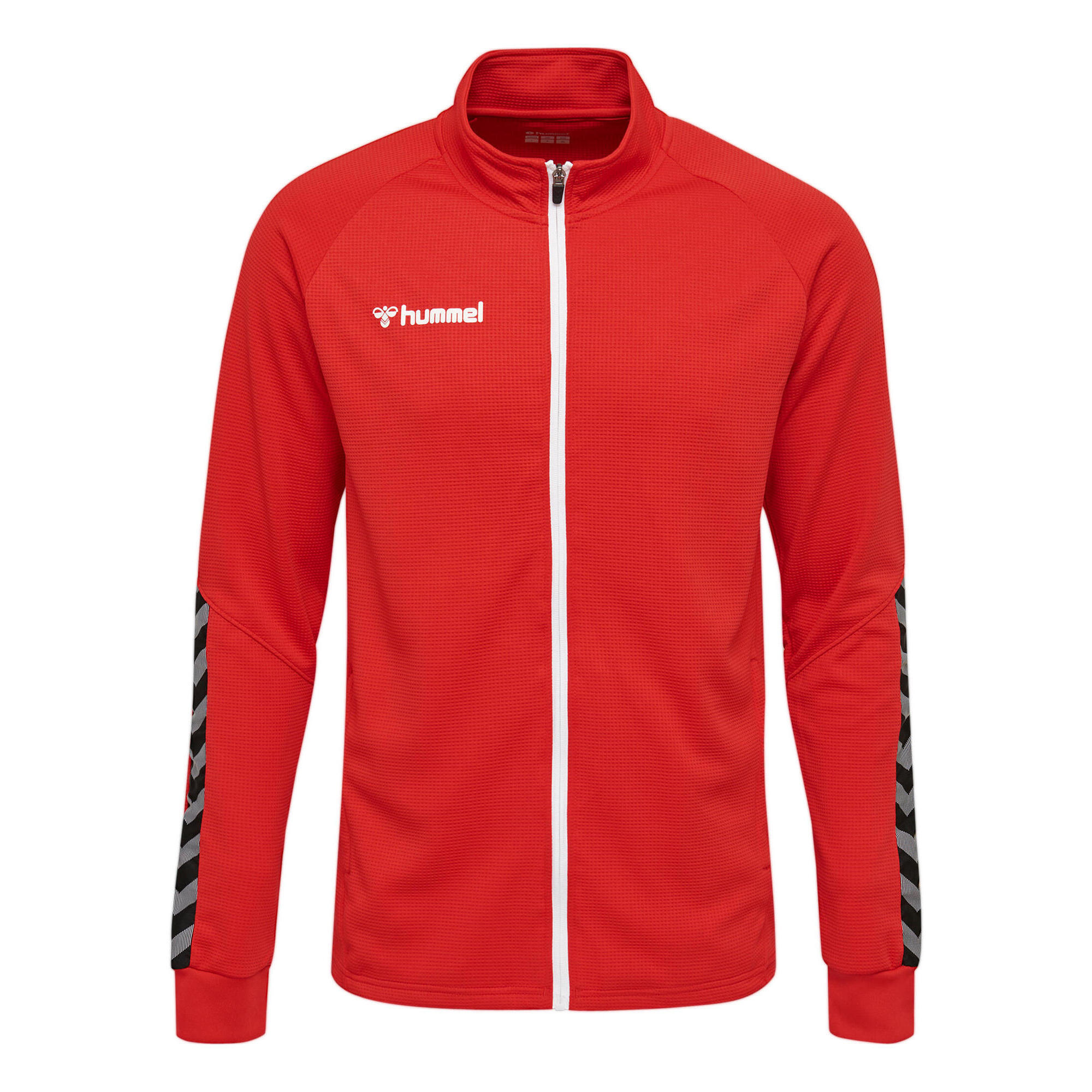 Kurtka Sportowa Hummel HML AUTHENTIC POLY ZIP JACKET czerwona