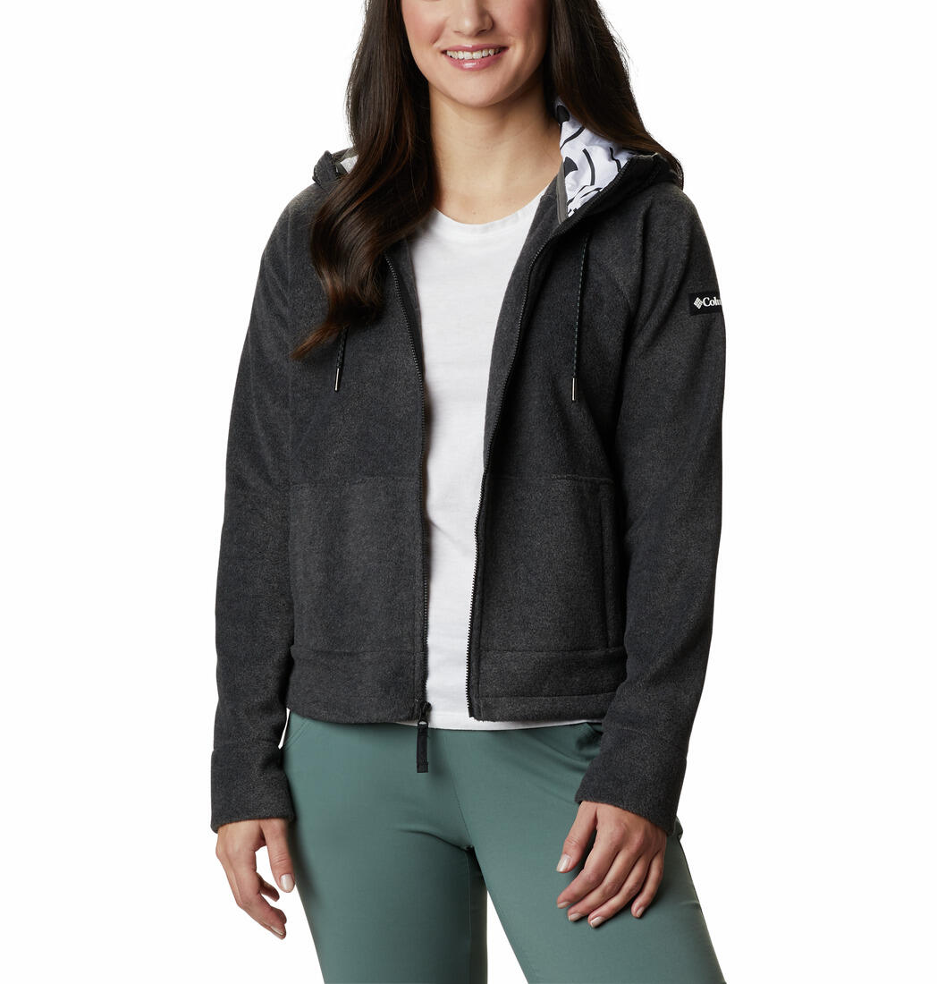COLUMBIA Exploration™ hooded fleece fz caminhadas de mulheres