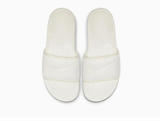 NIKE BENASSI CIABATTA DONNA WHITE