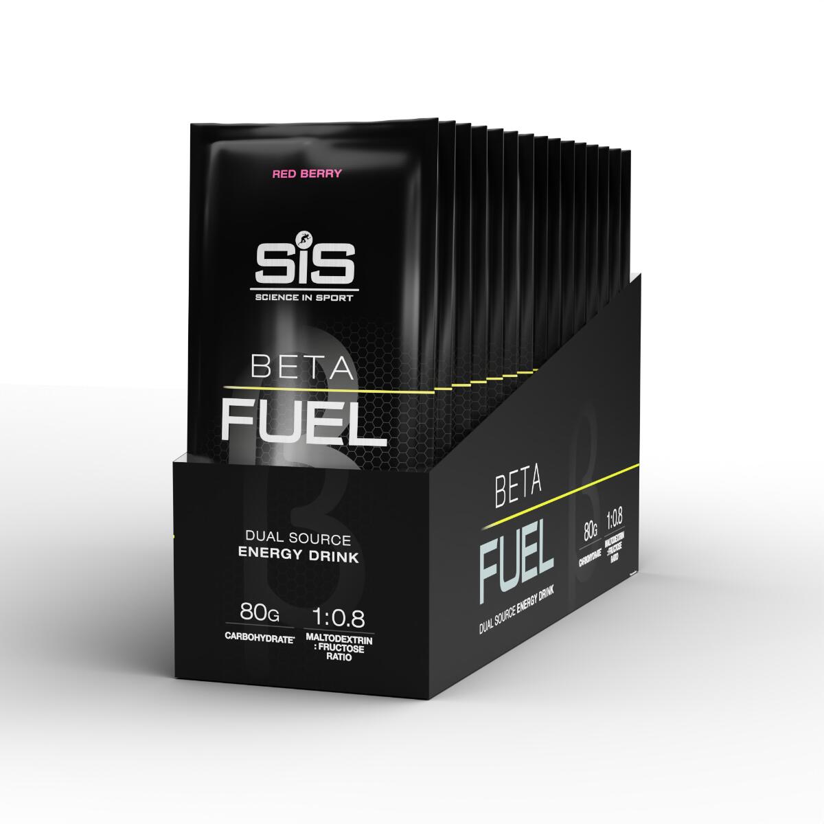 SCIENCE IN SPORT Energiegel - 15 x 82g - Beta Fuel 80 Rote Beeren